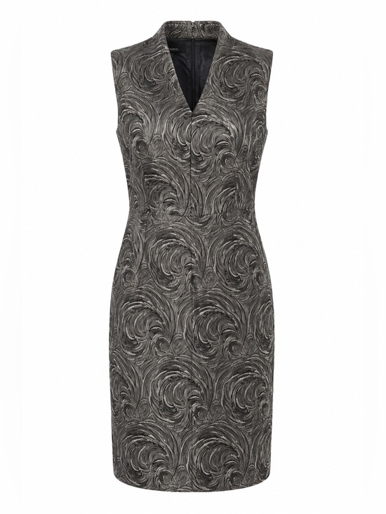 Kasper Dresses & Skirts - NWT Kasper silver multi design shift dress